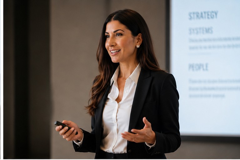 Kori Medeiros speaking